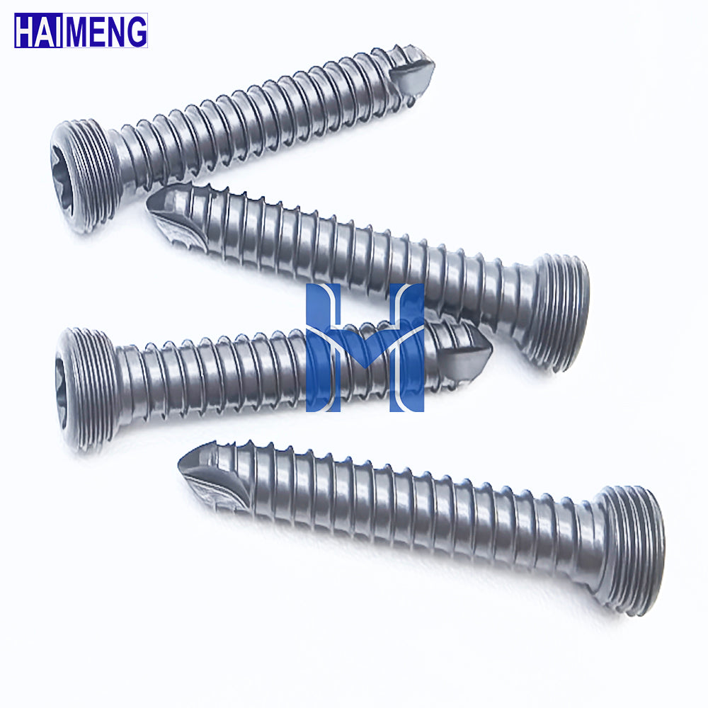 1.5mm Veterinary Titanium Locking Screw, Ti‑6Al‑4V ELI Orthopedic Implant,for Canine & Feline Fracture Fixation