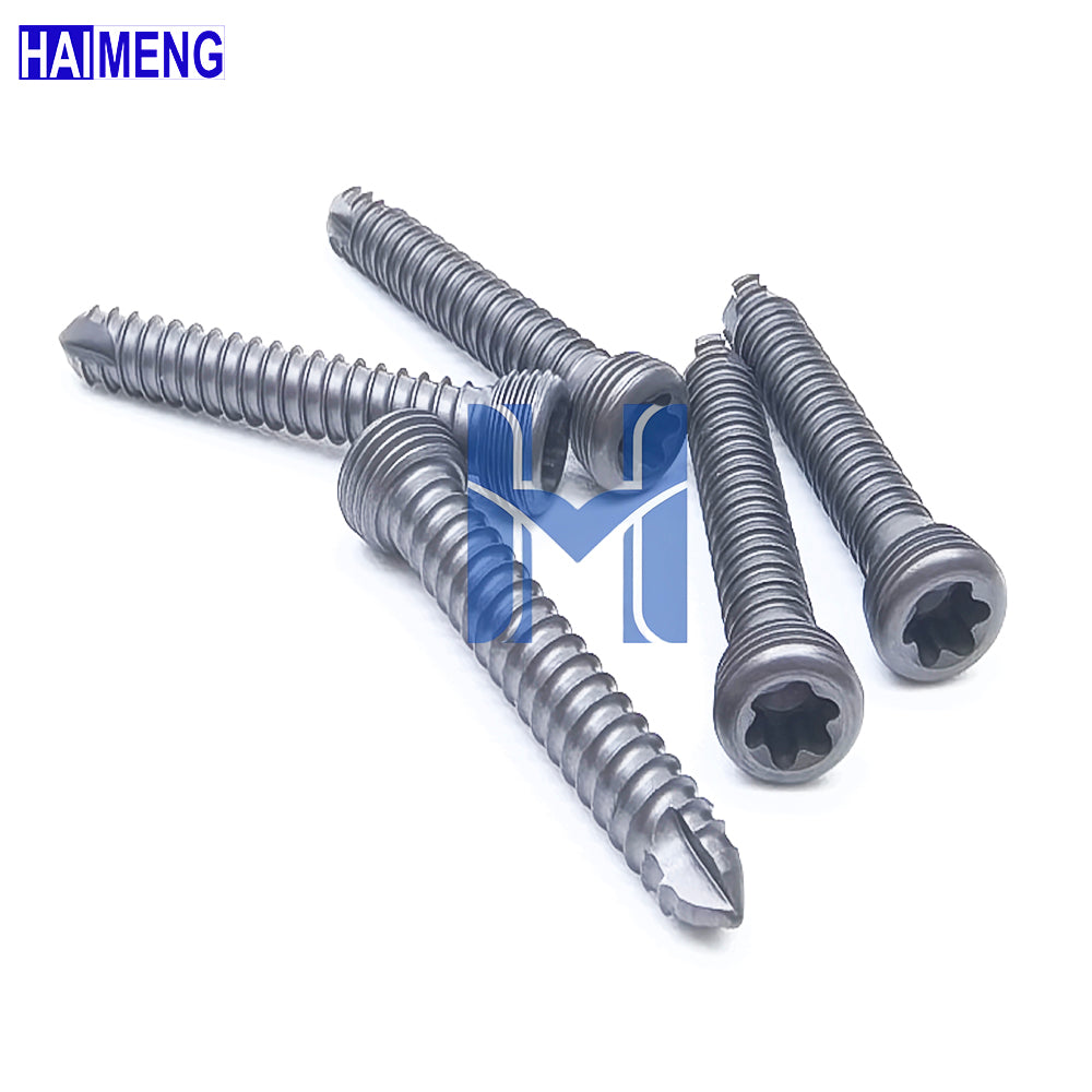 2.0mm Veterinary Titanium Locking Screw, Ti‑6Al‑4V ELI Orthopedic Implant,for Canine & Feline Fracture Fixation