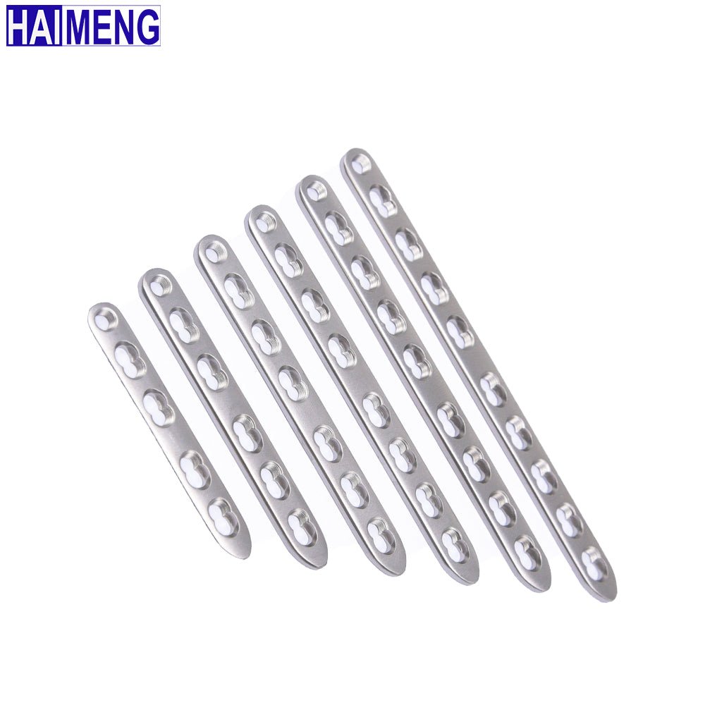 2.0mm  S.S. LCP Plate for Dog Cat Long Bone Fracture Orthopedic Implant，Veterinary 316L Stainless Steel Straight Locking Plate