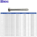 2.7mm Veterinary Stainless Steel Locking Screw, Orthopedic Implant for Animal Bone Fracture Repair
