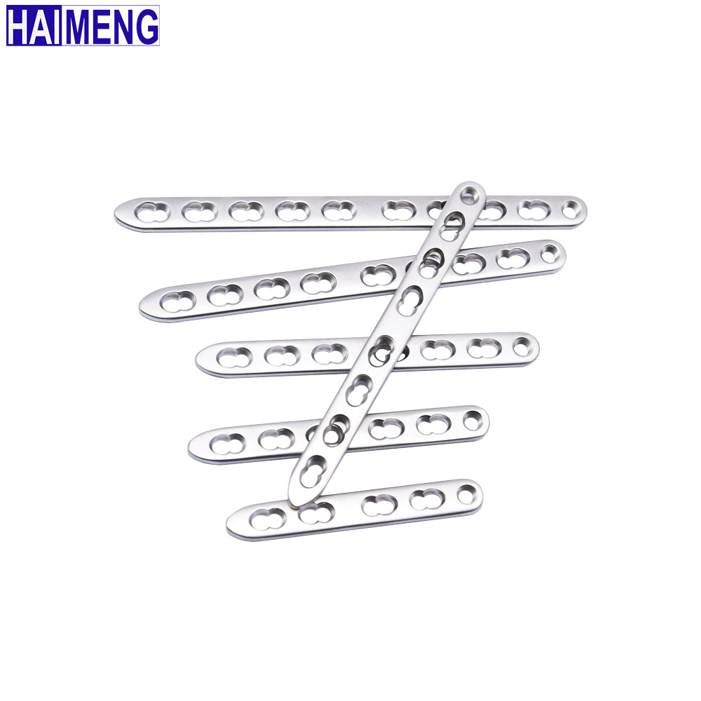 2.0mm  S.S. LCP Plate for Dog Cat Long Bone Fracture Orthopedic Implant，Veterinary 316L Stainless Steel Straight Locking Plate