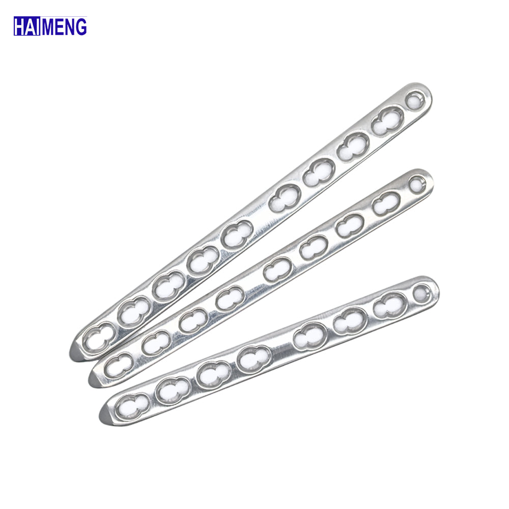 2.4mm  S.S. LCP Plate for Dog Cat Long Bone Fracture Orthopedic Implant，Veterinary 316L Stainless Steel Straight Locking Plate