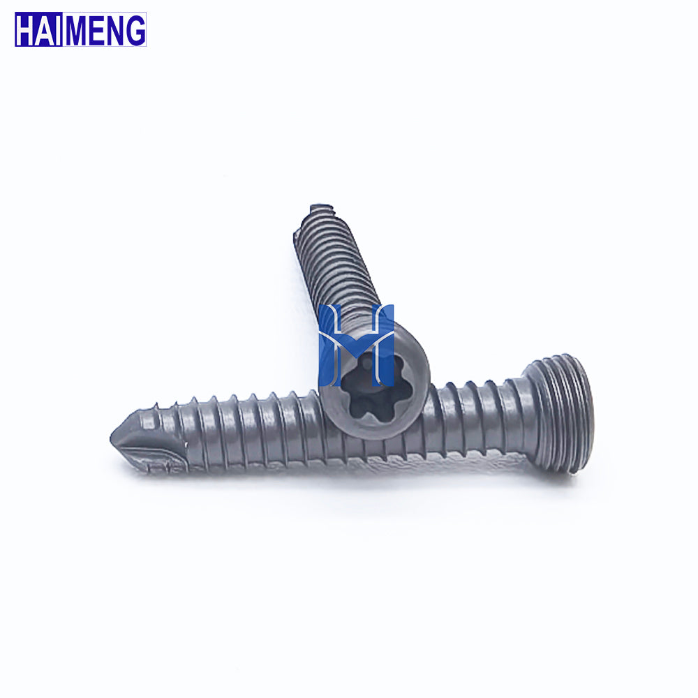 1.5mm Veterinary Titanium Locking Screw, Ti‑6Al‑4V ELI Orthopedic Implant,for Canine & Feline Fracture Fixation